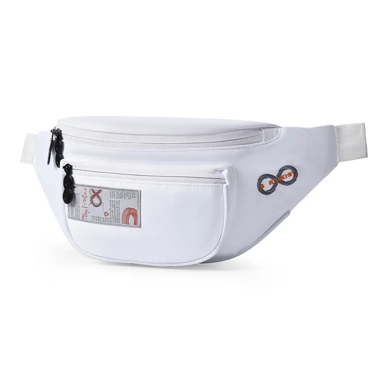 8atheist Polyester Crossbody Bag, Fanny Pack, Sling Bag Regular Unisex White-1