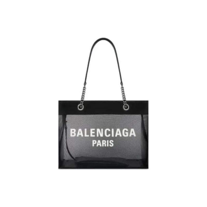 Balenciaga Logo Printed Medium Tote Bag-1