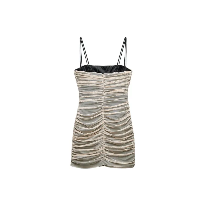 ZARA Slip Dress Women's Light Pink-1