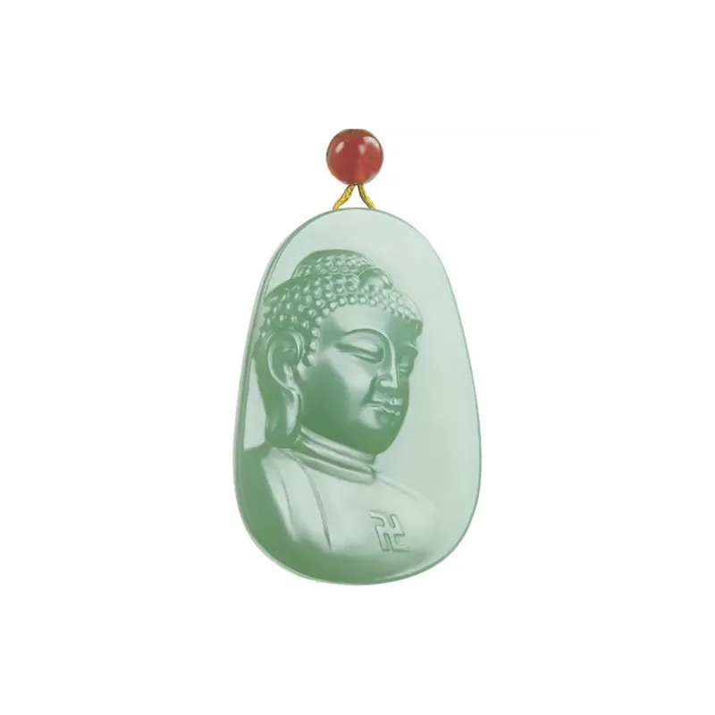 GOLDFISH ALLEY Pendants Pale Greenish White Jade Unisex-0