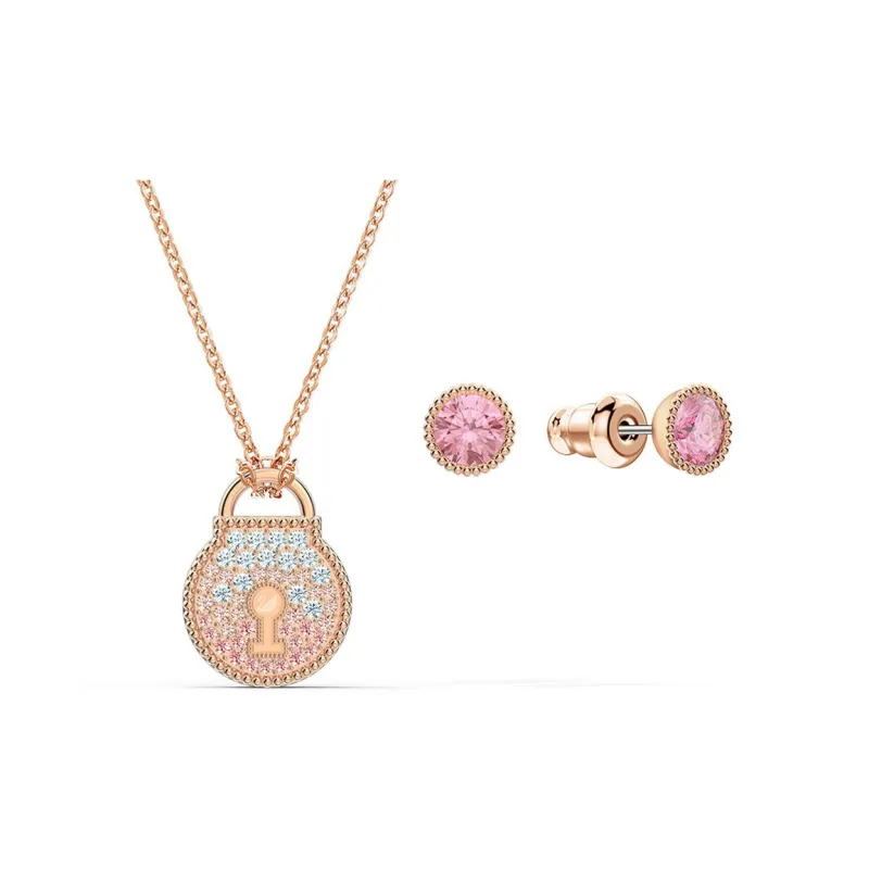Swarovski Togetherness Necklaces Women's Rose Gold-0