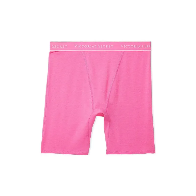 Victoria's Secret COTTON Logo Cotton High-Waist Boxer Brief/H P Underpants Women's 1 Pack Pink-0