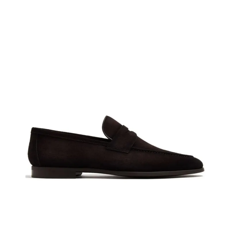 Magnanni Diezma Suede Penny Loafers-1
