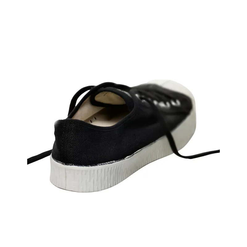 SPALWART Special Low Low-Top Stylish Skateboarding Shoes Unisex Black-1