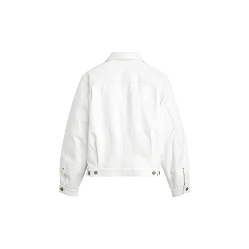 Stussy X Levi's Leather Trucker Jacket-1
