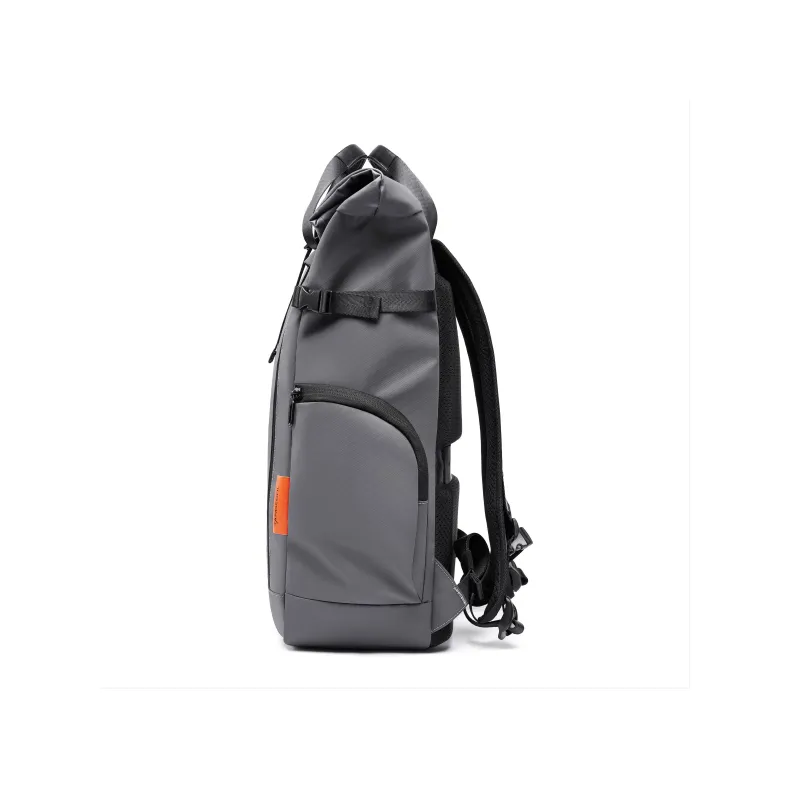 TANGCOOL Nylon Fabric Backpack Large Size Men's Black-9