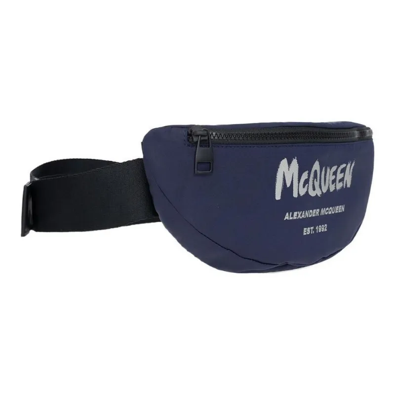 Alexander McQueen Polyester Fanny Pack Men's Blue-1