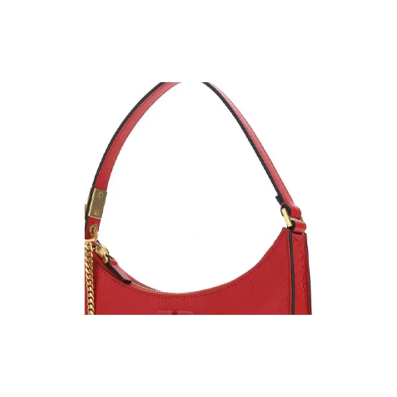 Valentino Vlogo Grained Calfskin HOBO Bag Shoulder Bags Handbags Mini Women's Red-2