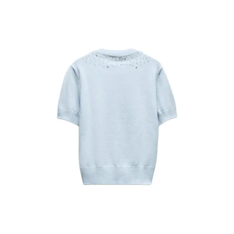 ZARA Sweater Women's Light Blue-1