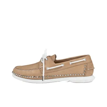 Christian Louboutin Gerockel Stud Detailed Boat Shoes