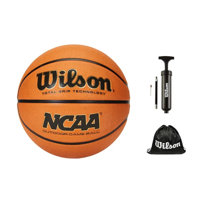 Wilson NCAA Rubber Basketball Brown Size 7 Training Unisex-8