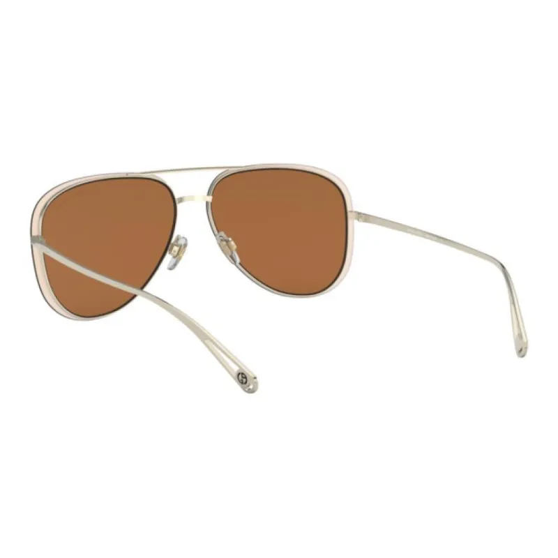 GIORGIO ARMANI Aviator Sunglasses Women's Yellow-3