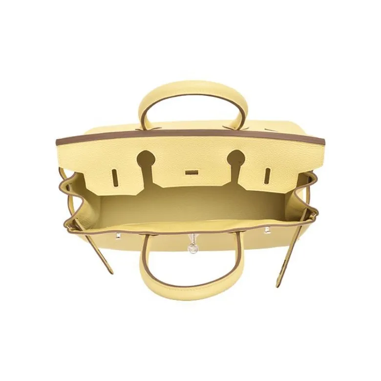 HERMES Birkin Togo Calfskin Birkin Bag Handbag Regular Women's 1Z Jaune Poussin Chick Yellow-3