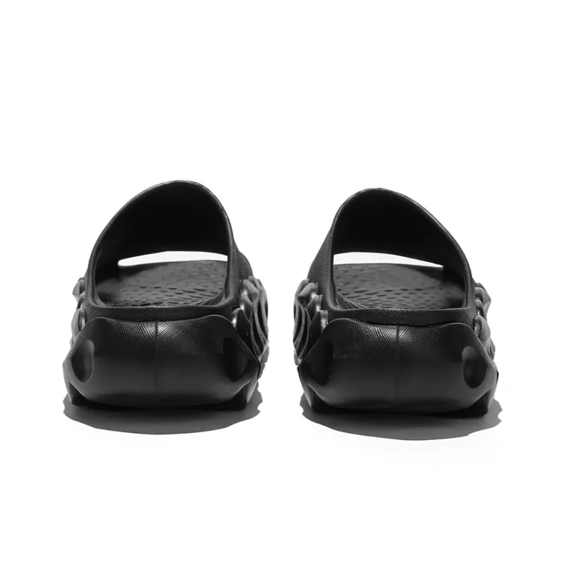Cool TANK DE Abrasion Resistant Slip Resistant Slide Slippers Unisex Meteor Black-4