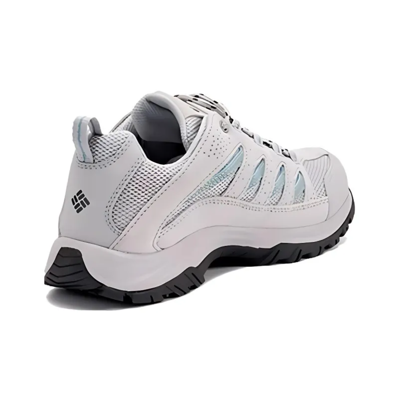 Columbia Crestwood Cushioning, Slip Resistant, And Abrasion Resistant Low Top Hiking Shoes Women's Light Gray-1