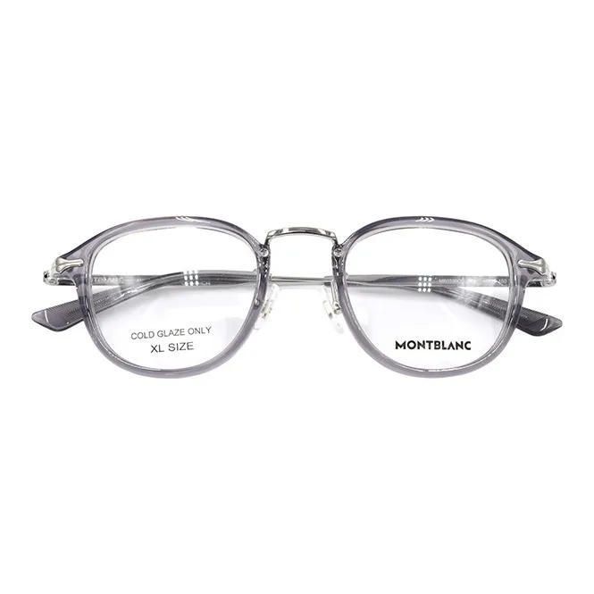 MONTBLANC Plate And Metal Round Eyeglass Frames Men's-1