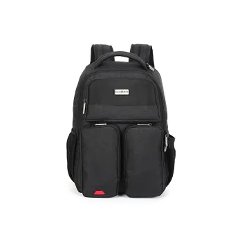 SUISSEWIN Polyester Laptop Bag Regular Unisex Black
