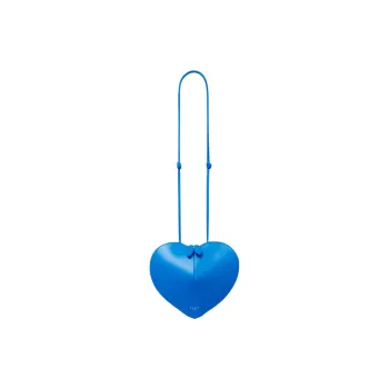 Alaia Calfskin Heart-Shaped Bag Shoulder Bag Crossbody Bag Regular Women's Blue