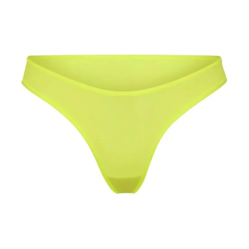 SKIMS FITS EVERYBODY DIPPED FRONT THONG Underpants Women's 1 Pack-0
