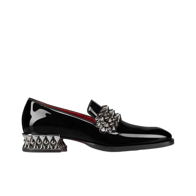 CL LUBOTING Martin On Spikes Loafers 3.5cm Men's Black-1