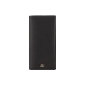 EMPORIO ARMANI Polyester Card Holder Wallet Regular Men's Black
