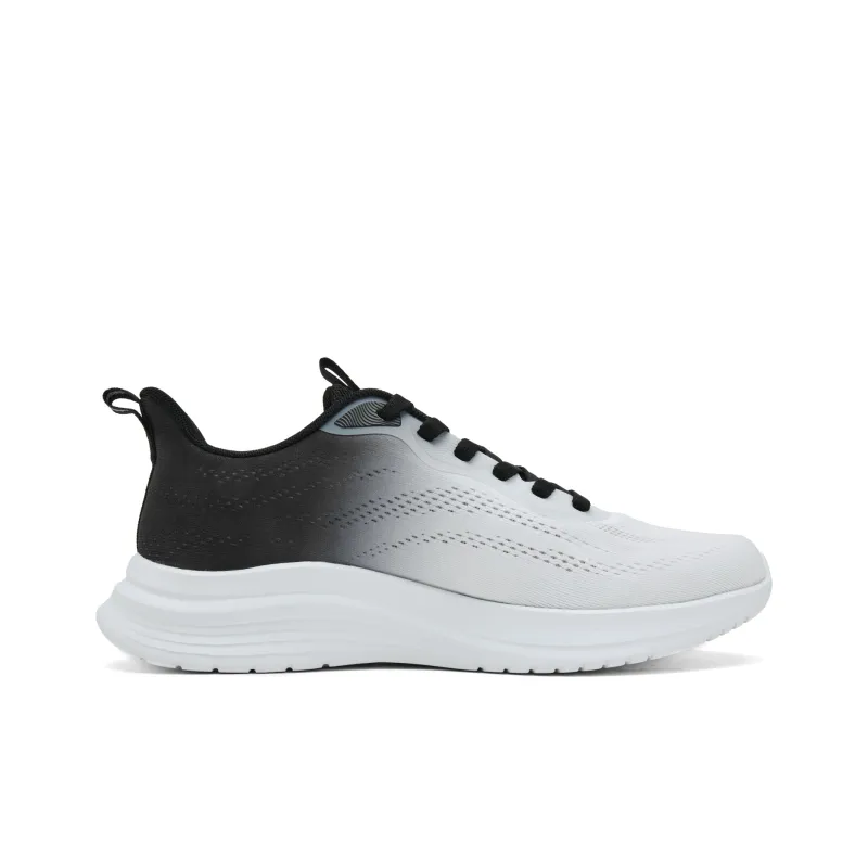 QIAODAN Cushioning Anti Slip And Wear Resistant Low Top Running Shoes Men's Jordan White Black-1