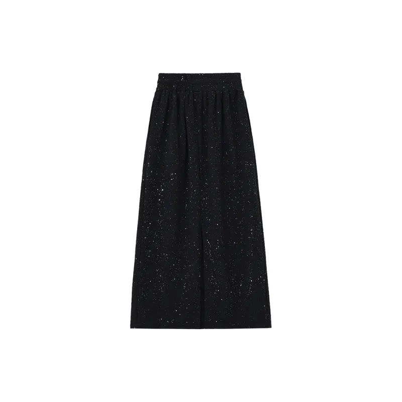 TURNTHETABLES Casual Long Skirts Women's Black-1