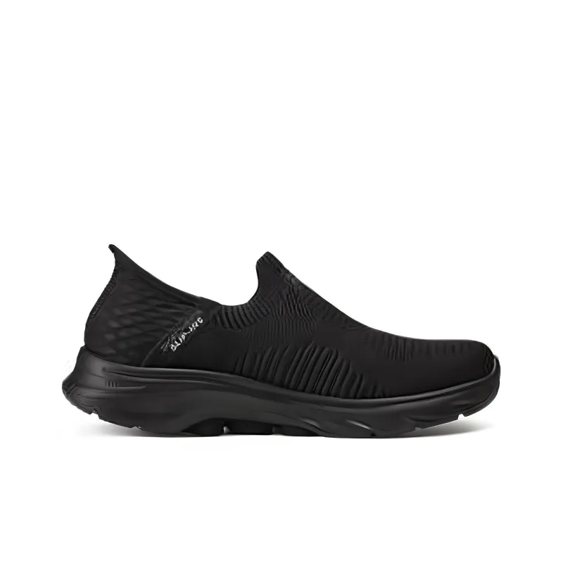 Skechers GO WALK 7 Hands Free Slip Ons Minions Collaboration Cushioning Breathable Low Top Casual Shoes Men's Black-1
