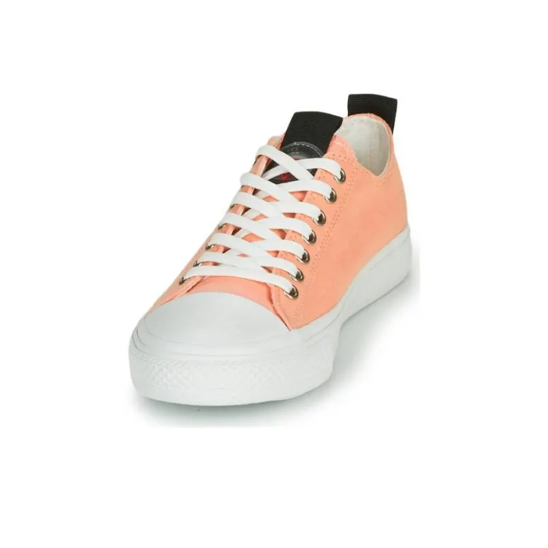 GUESS Ederla Abrasion Resistant Low Top Skateboard Shoes Women's Pink-8