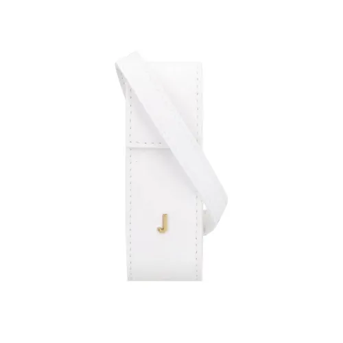 Jacquemus Leather Lipstick Purse Shoulder Bag Crossbody Bag Women's White