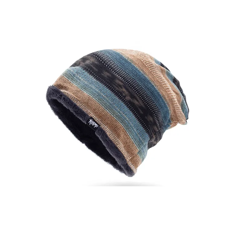 KENMO Acrylic Beanies Unisex Red/Blue/Green-8
