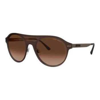 GIORGIO ARMANI Aviator Sunglasses Women's Brown