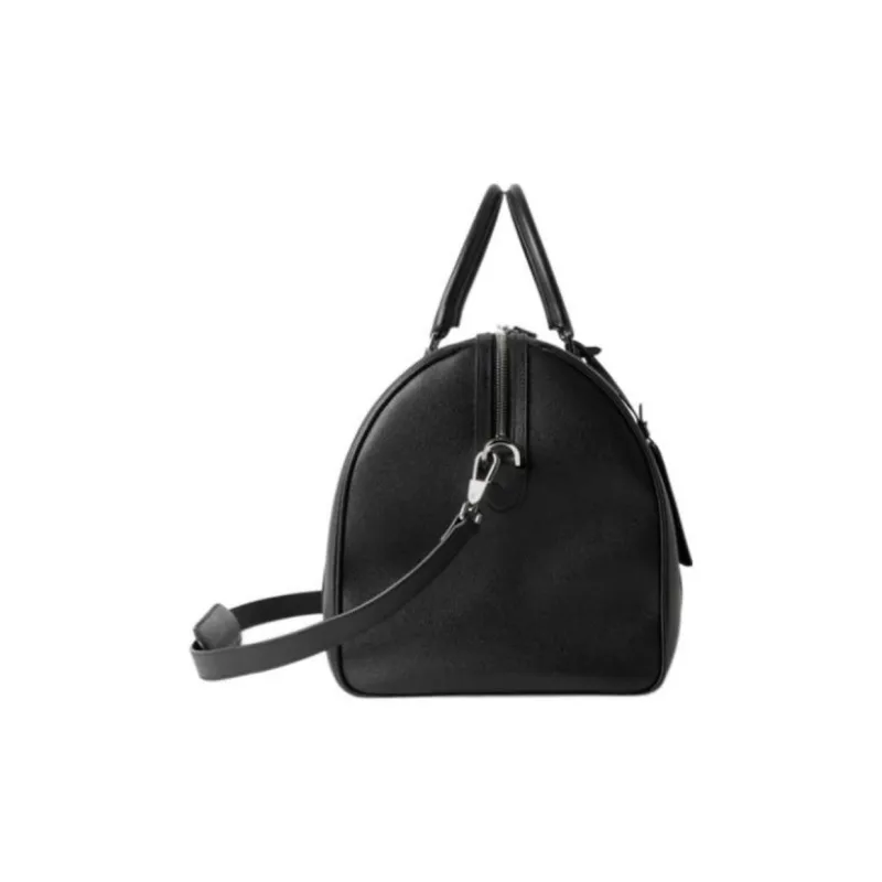 Burberry Calfskin Handbag Shoulder Bag Crossbody Bag Travel Bag Men's Black-1