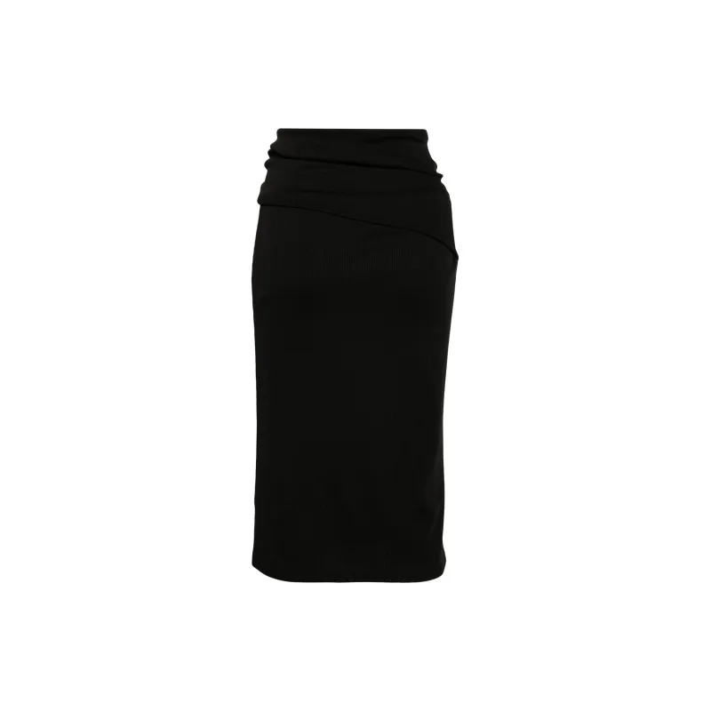 Christopher Esber Orbit Ribbed Midi Skirt-1