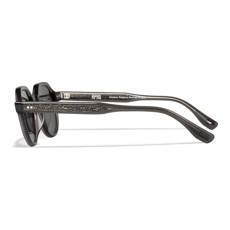 APRIL Plate Frame Irregular Shape Sunglasses With Polarized Lenses Unisex-16
