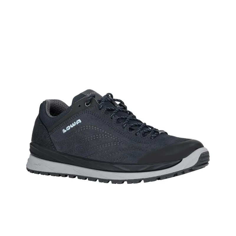 Lowa Malta GTX Anti-Slip Wear-Resistant Low-Top Trekking Shoes Women's Black Gray-2
