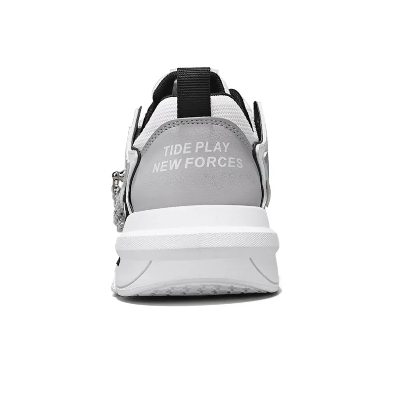 Little Daisy Small Daisy Height Increasing Wear-Resistant Breathable Slip-Resistant Low-Top Skateboard Shoes Men's-19