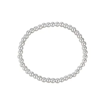 Xuanman Sterling Silver Minimalist Style Elegance Beaded Bracelet Design Women's