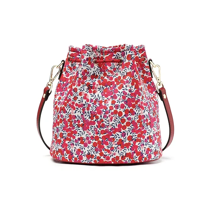 Harris Salome Cotton Bucket Bag, Portable Crossbody Bag, Shoulder Bag Women's Will County Color-1