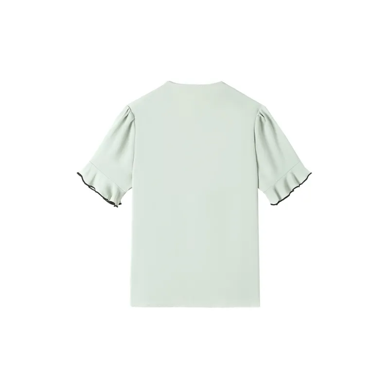 H YXIANG Chiffon Shirts Women's-1