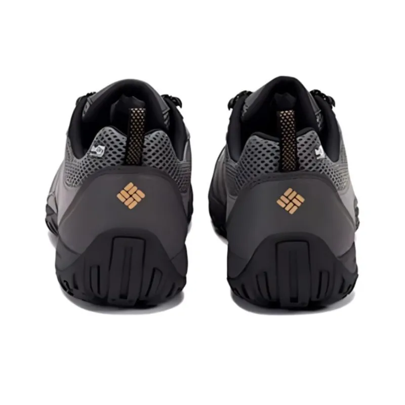 Columbia Anti Slip Wear Resistant Low Top Mountaineering Shoes, Hiking Shoes Men's Gray-3