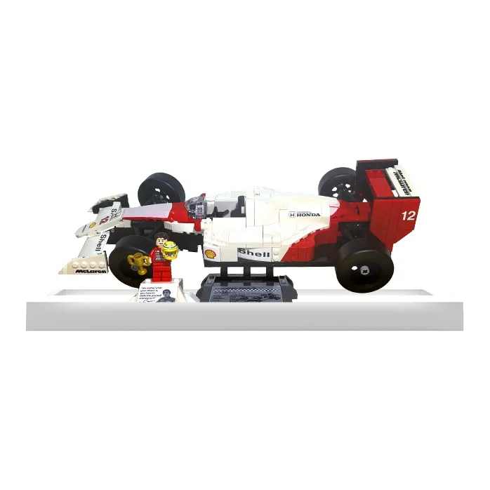 KGBOX Building Block ICONS Collection 10330 McLaren MP4 Light Style 1 Body Display Case Model Accessories-7