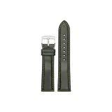 Olive Green Strap+Silver Buckle