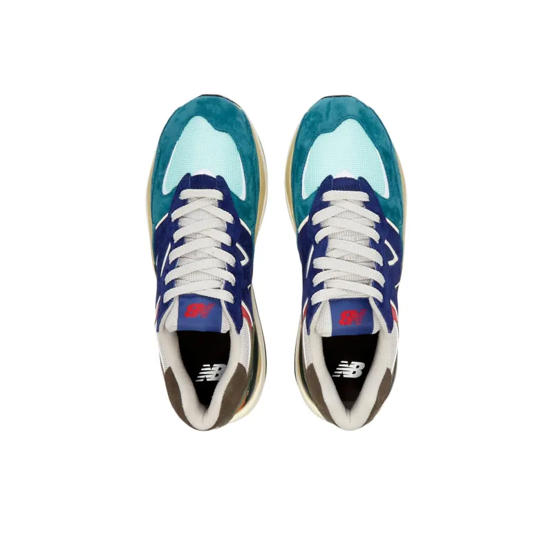 New Balance 57/40 Green Navy Orange Red-3
