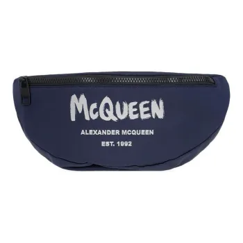 Alexander McQueen Polyester Fanny Pack Men's Blue