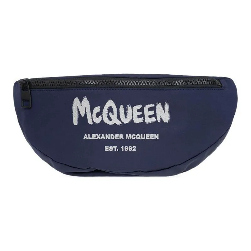 Alexander McQueen Polyester Fanny Pack Men's Blue-0