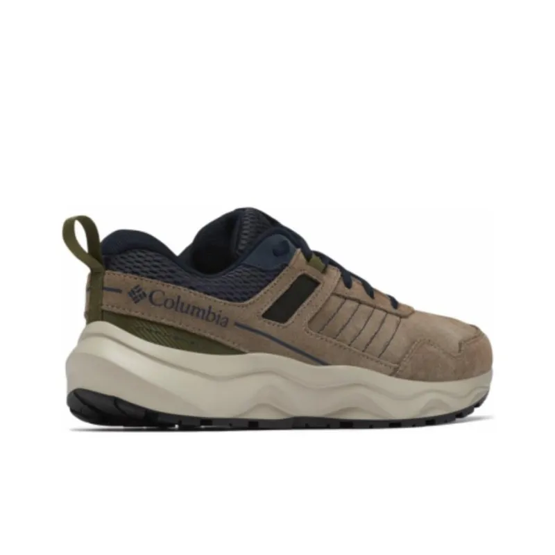 Columbia PLATEAU VENTURE Cushioning Breathable Low-Top Trekking Shoes Men's Brown Asian Version-2