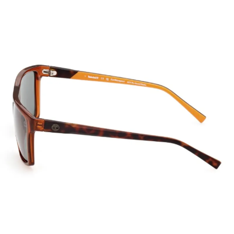 Timberland Rectangular Sunglasses Men's Brown-1