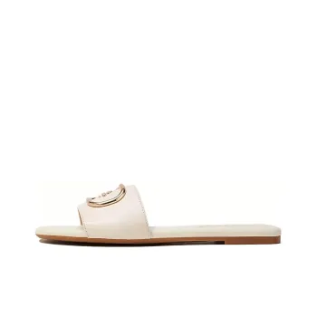 COACH Odor Resistant Slide Slippers Women's White