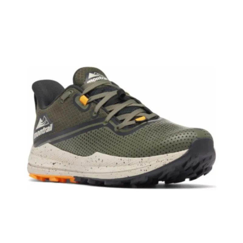 Columbia MONTRAIL Cushioning Breathable Low-Top Trekking Shoes Men's Dark Green-2
